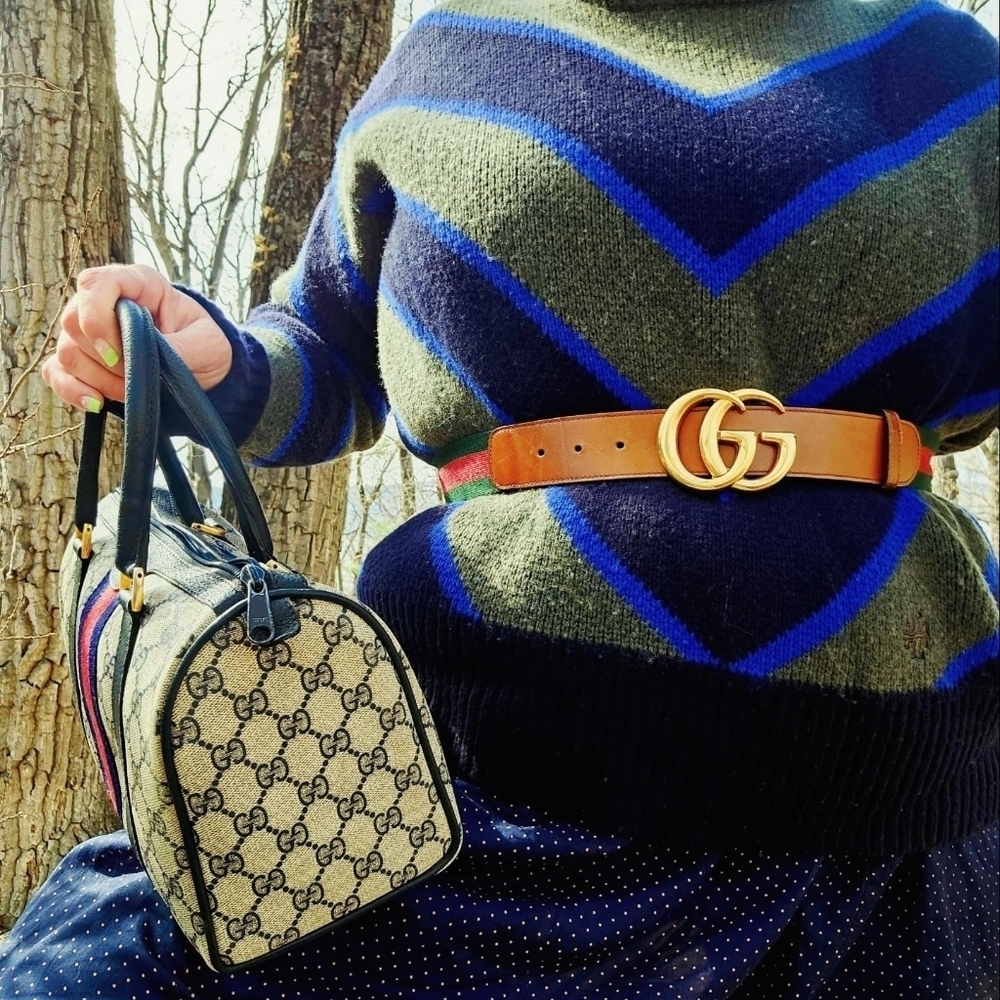 Gucci Vintage Mini Monogram Sherry Duffle - Picture 5 of 14